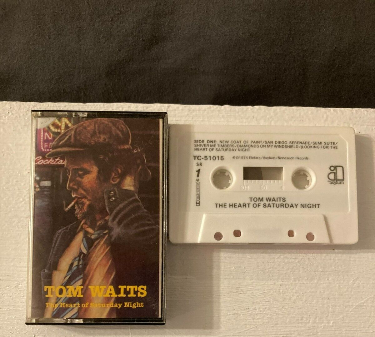 Vintage 1974 TOM WAITS “THE HEART OF SATURDAY NIGHT” CASSETTE TAPE