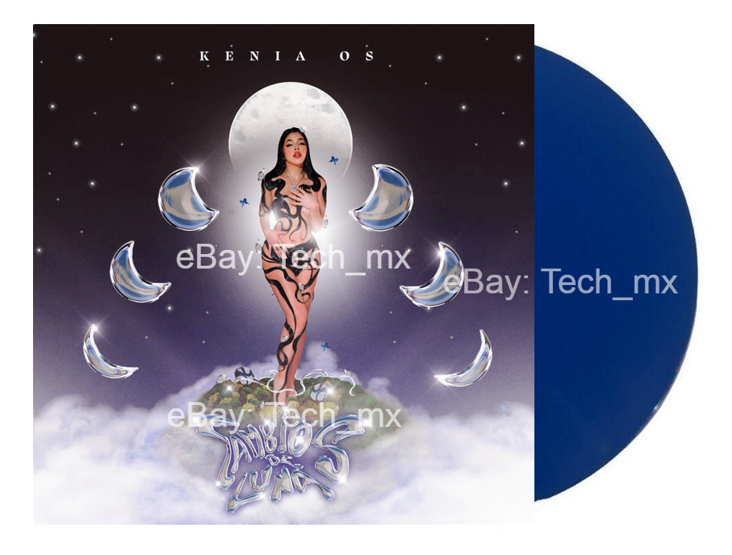 Kenia Os - Cambios de Luna Vinyl LP Color Azul NEW Sealed FREE USA Shipping