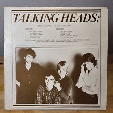 Talking Heads – Live In Seattle September 8th 1978 - EX+ LP Not TMOQ picture