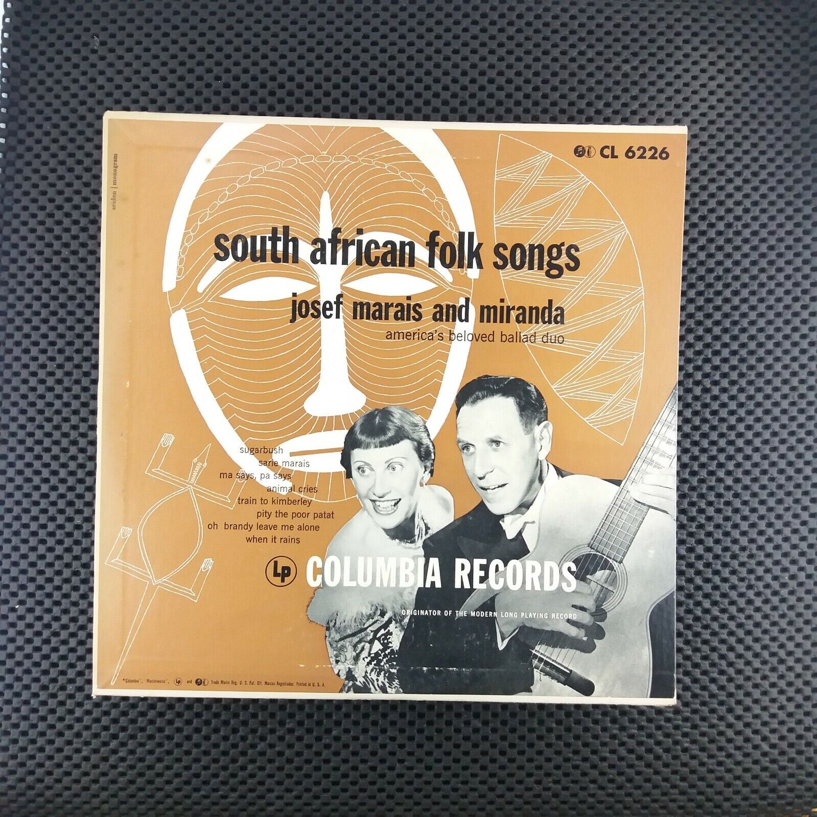 Marais And Miranda – South African Folk Songs (Columbia Records – CL 6226)