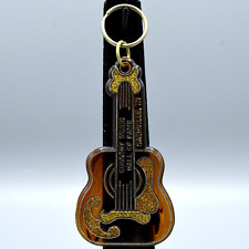Country Music Hall of Fame Keychain Vintage Guitar Nashville Tennessee picture