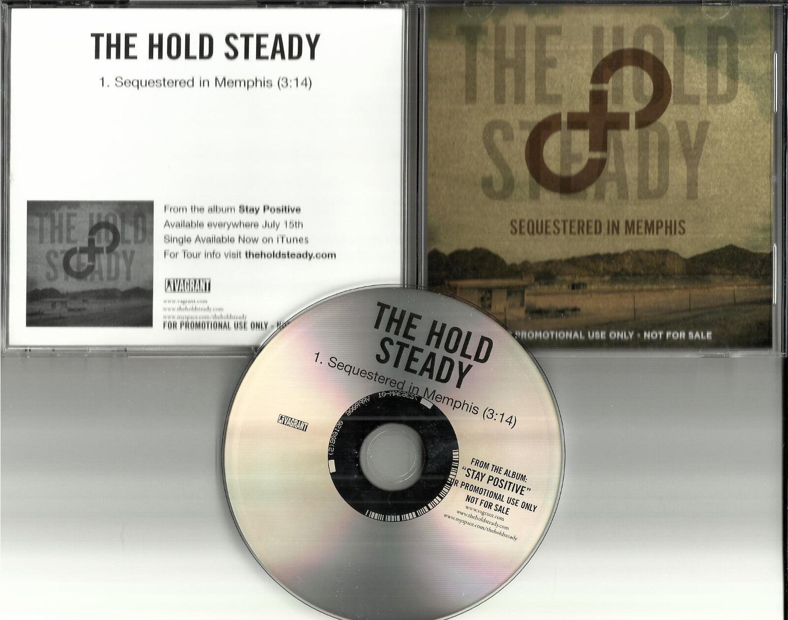 Craig Finn THE HOLD STEADY Sequestered In Memphis USA RARE PROMO DJ CD single 