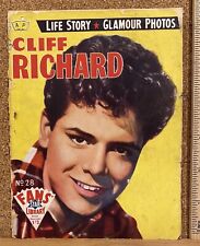 VINTAGE 1959 CLIFF RICHARD FAN'S STAR LIBRARY ENGLAND ROCK MUSIC PHOTO MAGAZINE picture