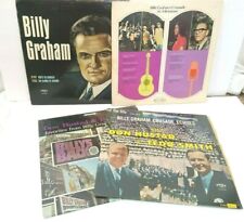 Vtg Billy Graham Crusade Audio Records Lot 33 1/3 RPM Christian Gospel picture