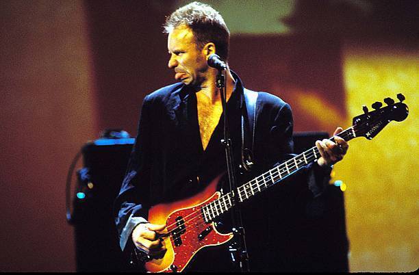 Sting at MTV Music Awards - Rehearsal in LA, CA, USA 1993 Old Photo 1