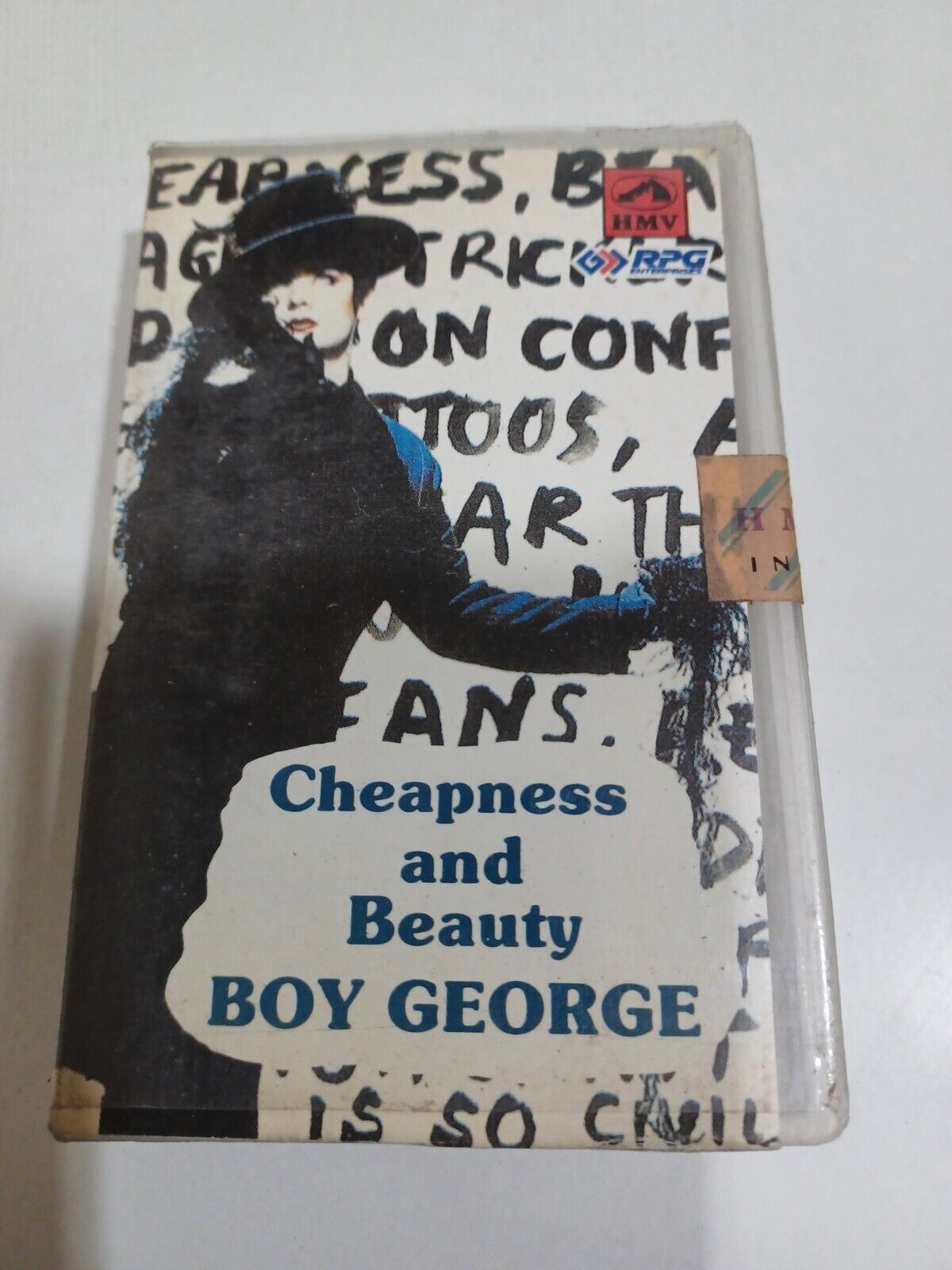 BOY GEORGE CHEAPNESS AND BEAUTY RARE orig Cassette tape INDIA CLAMSHELL 1995