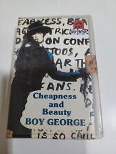 BOY GEORGE CHEAPNESS AND BEAUTY RARE orig Cassette tape INDIA CLAMSHELL 1995 picture
