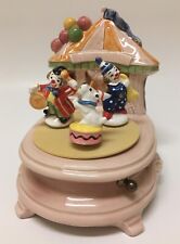 Vintage Schmid Music Box Circus Clowns Walt Disney Productions picture
