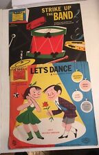 Vintage Childrens Albums CRG Board Of Ed. Approved Lets Dance Strike Up The Band picture