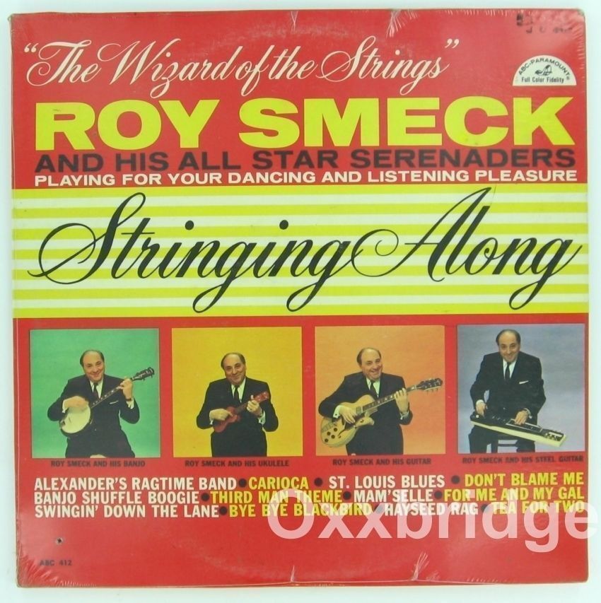 ROY SMECK Stringing Along SEALED LP Original MONO Bluegrass Country UKULELE LP
