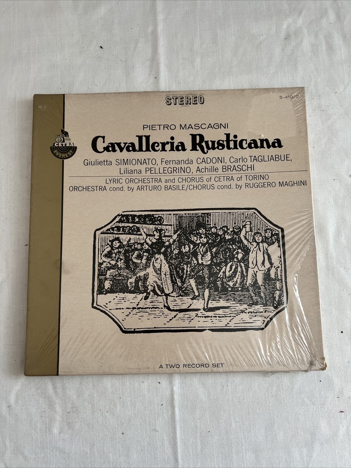 Vintage Pietro Mascagni - Cavalleria Rusticana - Vinyl Record.
