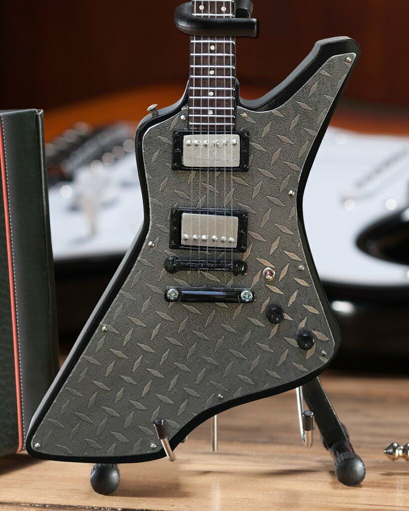 Axe Heaven Metallica James Hetfield Diamond Plate Miniature Collectible Guitar