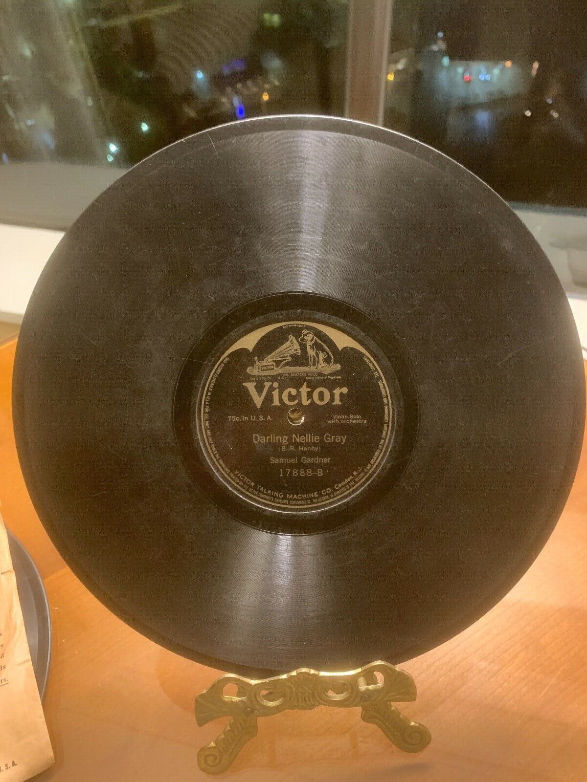 1915 Victor 78rpm Darling Nellie Gray Hanby / Long Long Ago T.Haynes Bayly 17888
