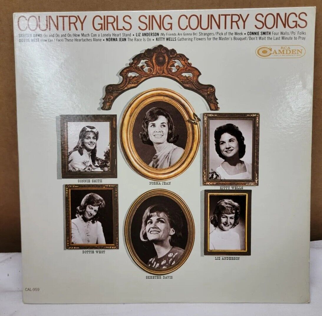 Vintage 1966 “Country Girls Sing Country Songs” LP - RCA Camden Records, NM-