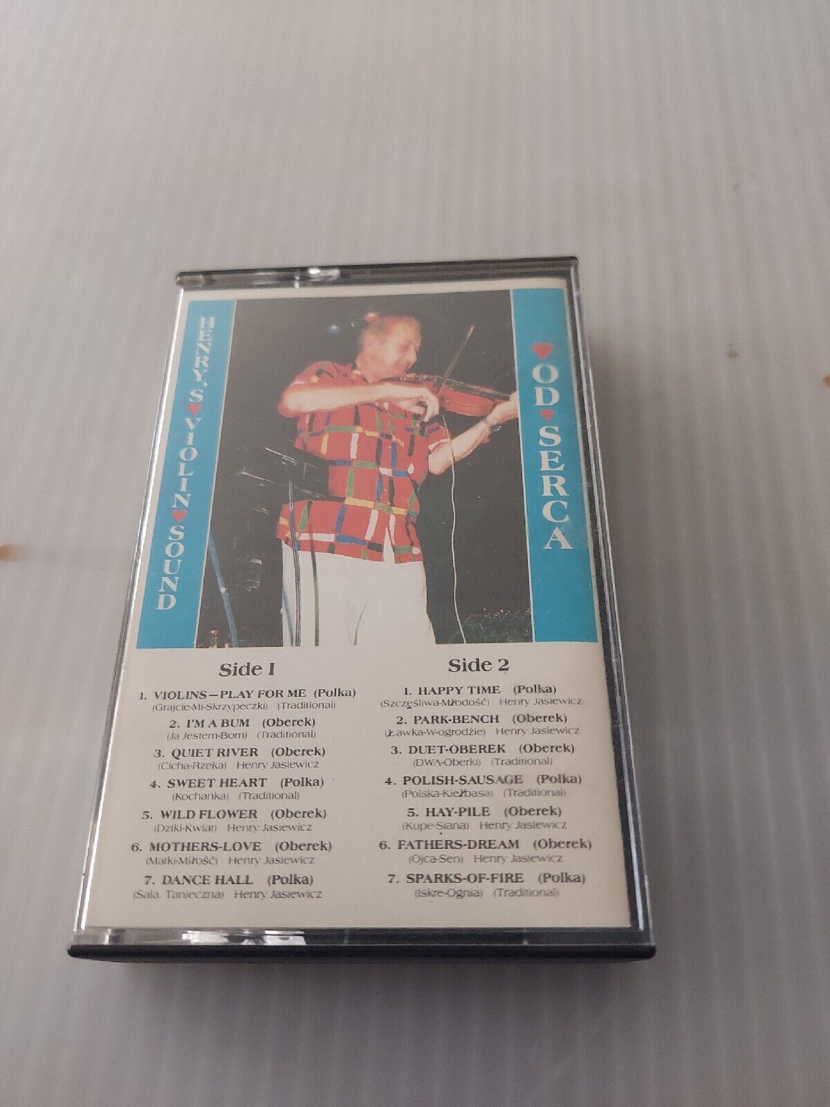 Vintage 1987, OD SERCA Henry\'s Violin Sound Cassette Tape, Polish Renditions 
