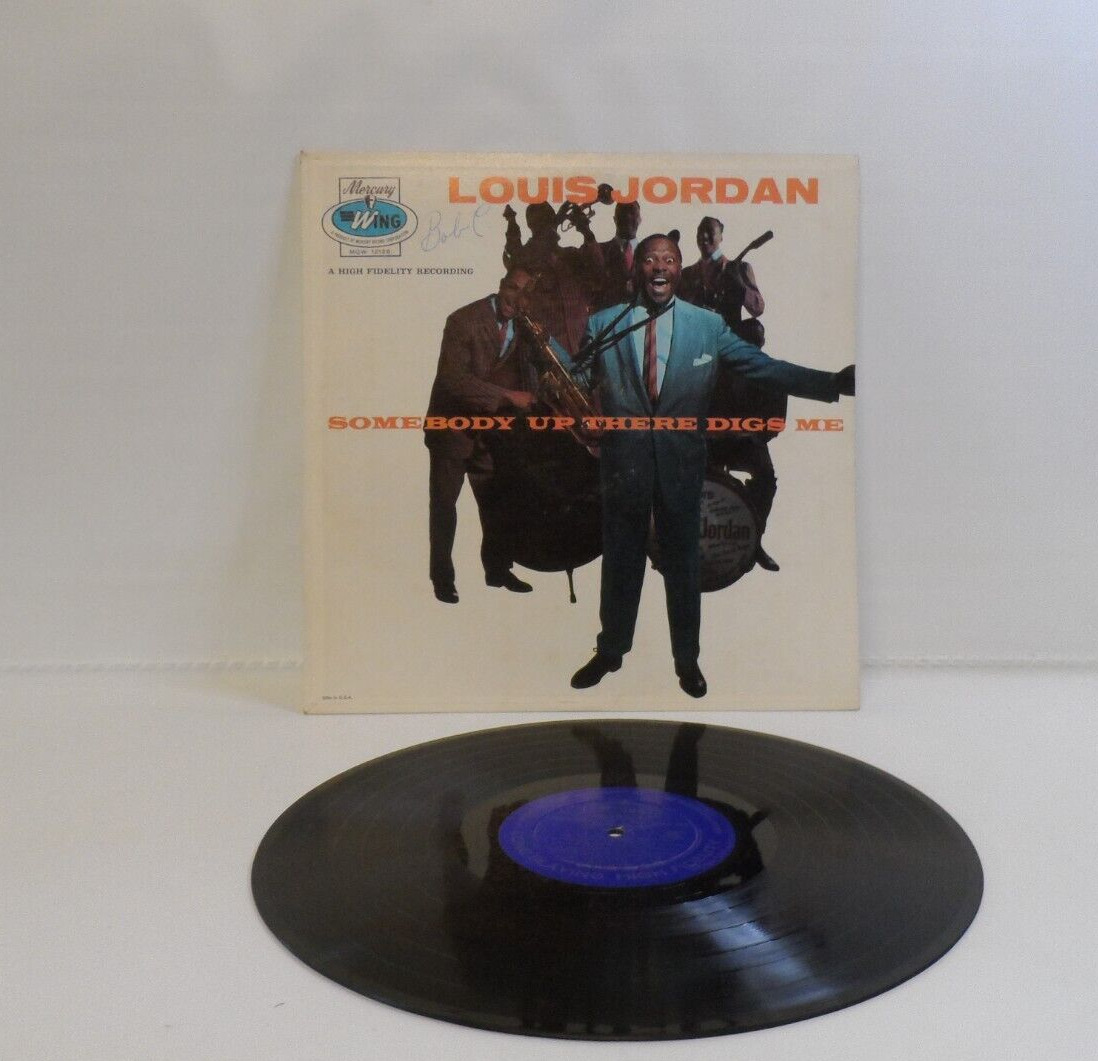Louis Jordan – Somebody Up There Digs Me 1962 Jazz Funk Music Album Record Vinyl