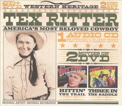 Tex Ritter : America\'s Most Beloved Cowboy Country Traditional 2 Discs CD