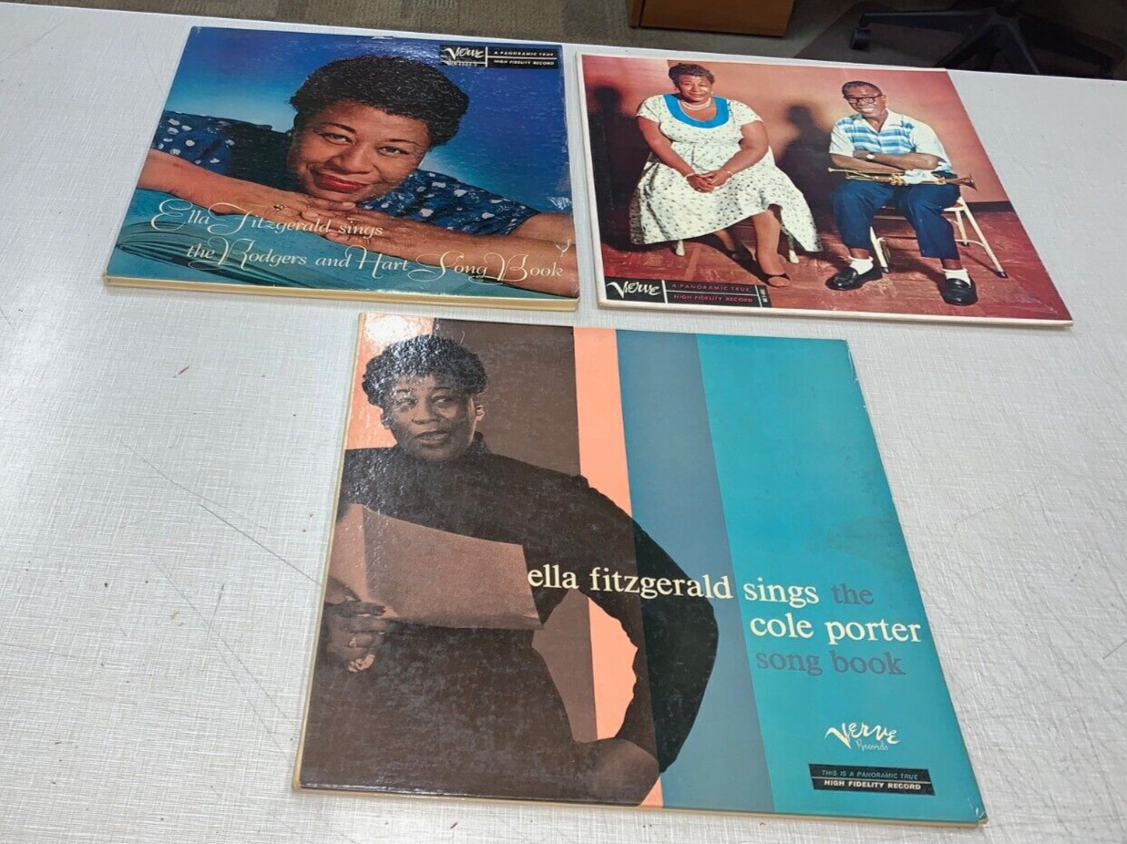 Ella Fitzgerald Lot Cole Porter Rodgers & Hart Louis Armstrong Verve Microgroove