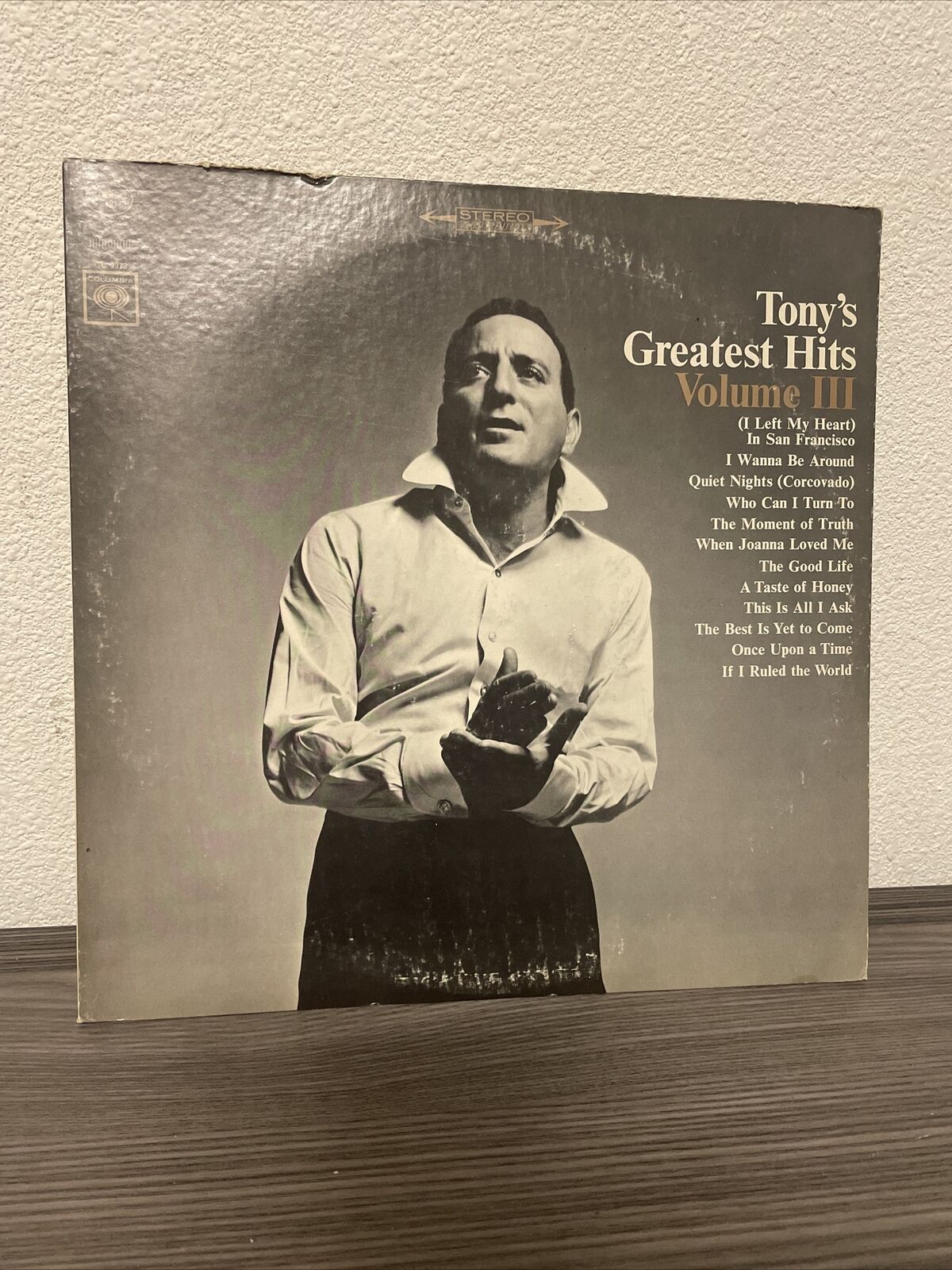 Tony\'s Greatest Hits Volume 3 - Tony Bennett (LP Vinyl Record, 1965) CS9173
