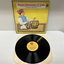Master Drummers of India Music Lp Vinyl Record 6180 Alla Rakha Zakir Hussain VG+ picture