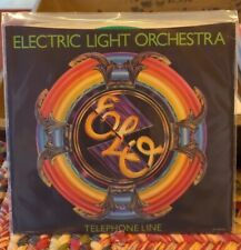 Electric Light Orchestra ELO Telephone Line UA GREEN Vinyl 45 RPM Record  picture