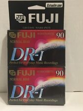 2 Fuji Blank Cassette 90 Minute DR-I Audio Tapes Normal Bias Audiocassette NOS picture