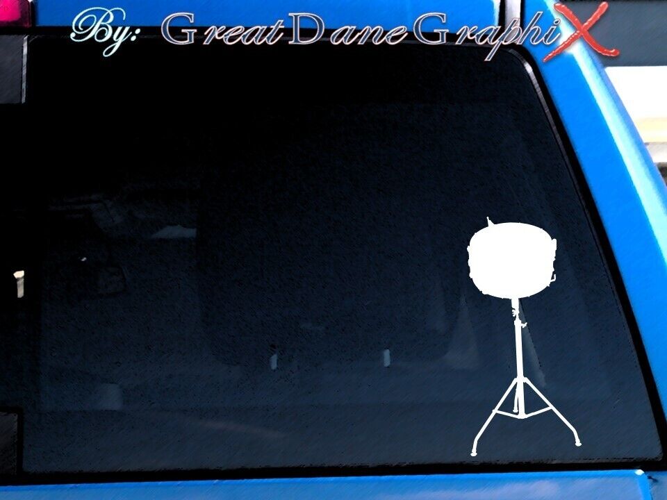 Drums #3 - Vinyl Decal Sticker -Color Choice -HIGH QUALITY