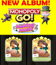 Monopoly Go New Making Music Album Harmonica Glass/Glass Harmonica 5 picture