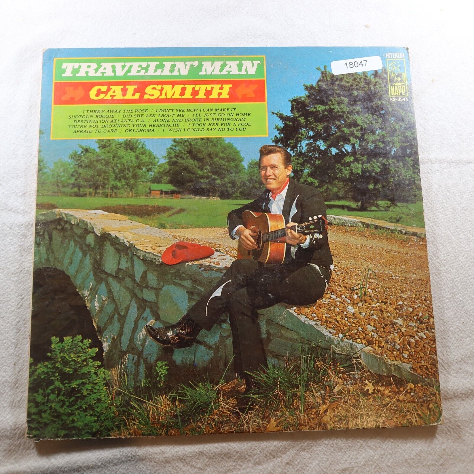 Cal Smith Travelin Man   Record Album Vinyl LP