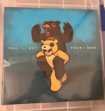 Fall Out Boy Folie a Deux 2LP 15th Anniversary Limited Edition Blue Marble - NEW picture