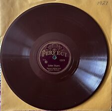 Vernon Dalhart-Golden Slippers-1927 Perfect 12374 78 rpm Beautiful Brown Disc picture