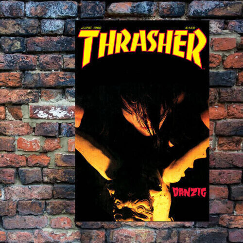 Glenn Danzig Samhain '86 era Thrasher Magazine June 1986 poster Misfits