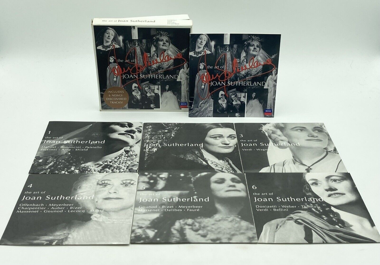The Art of Joan Sutherland 6-Disc CD Set *No Scratches* Decca Opera Rare