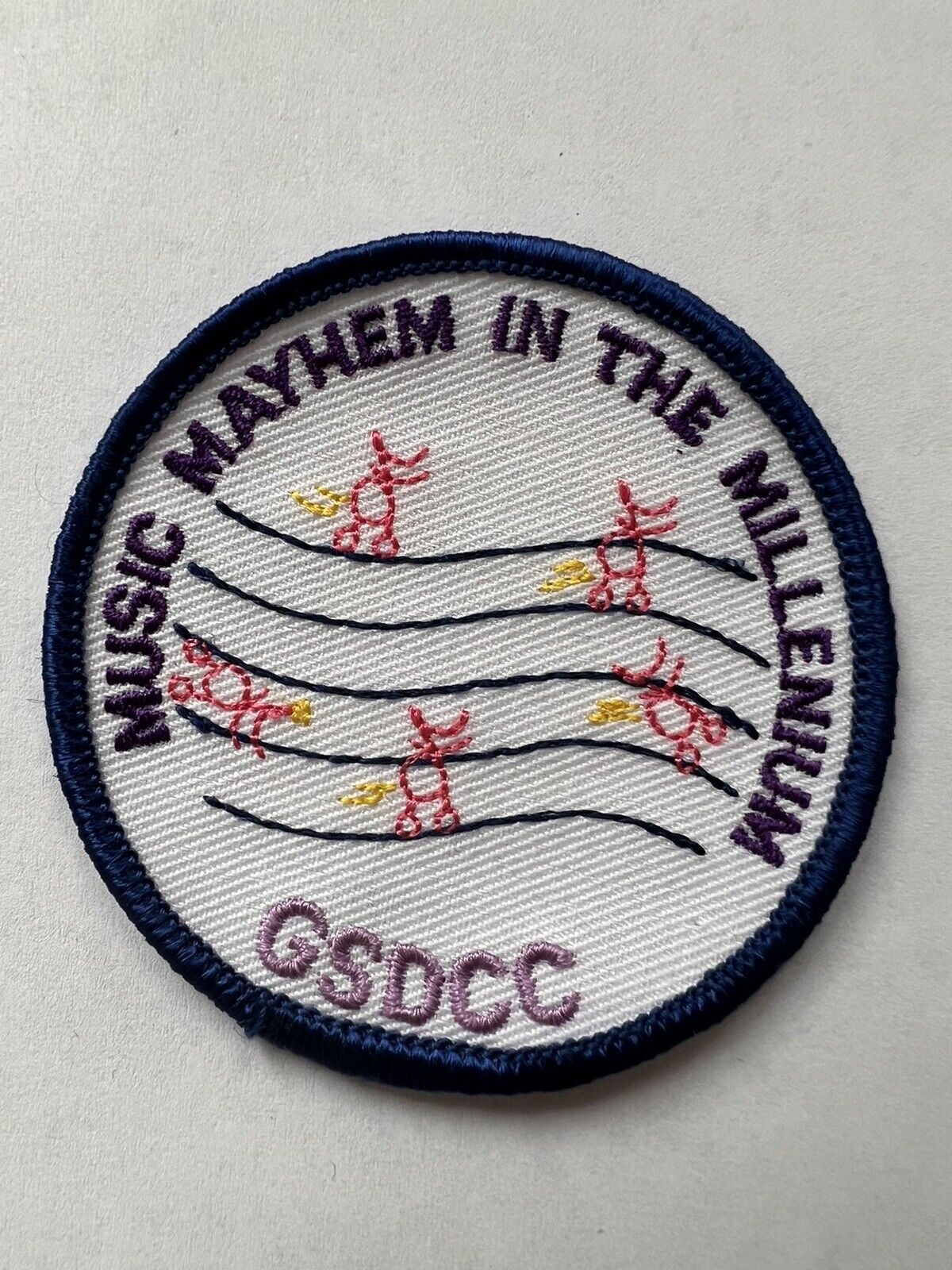 Girl Scout Vintage Patch Music Mayhem in the Millennium GSDCC