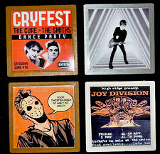 DIY Handmade 4” Cork Laminated Coasters Set Of 4 SMITHS MARR JOY DIVISION CURE picture
