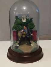 EXTREMELY RARE: Elvis Love Me Tender Large Glass Dome Ornament *NEAR AS NEW* picture