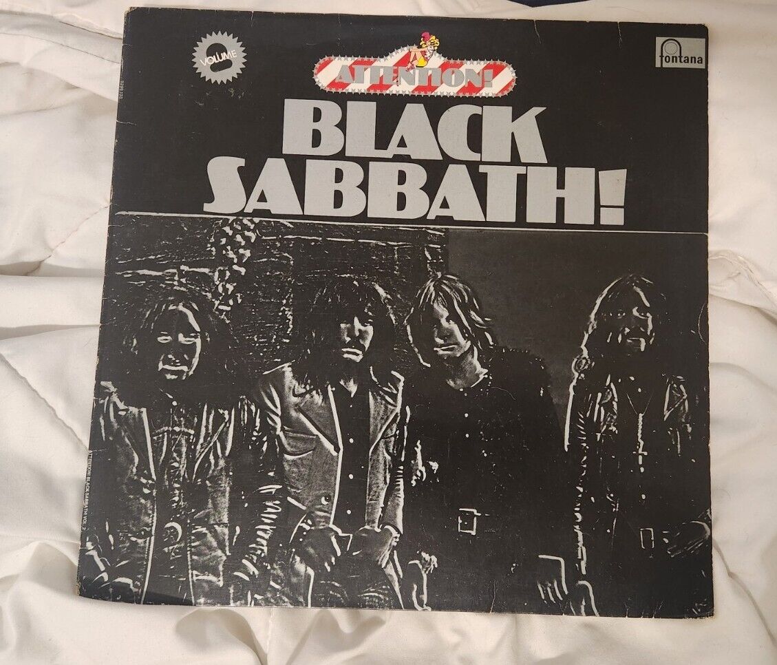 BLACK SABBATH VOLUME 2 * RARE 1971 VINYL RECORD ALBUM OZZY OSBOURNE ATTENTION 
