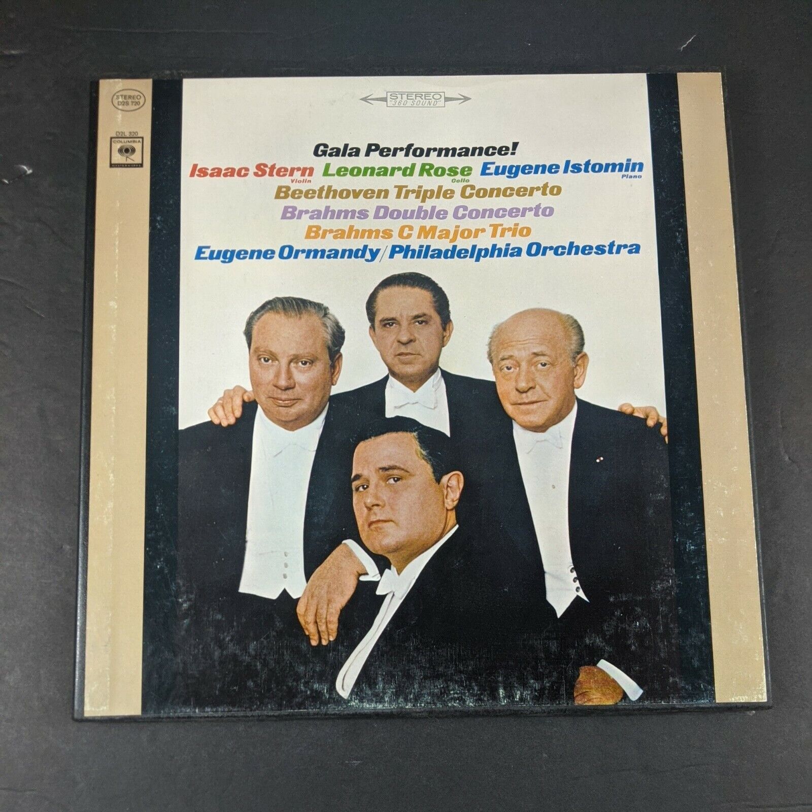 Gala Performance Record Isaac Stern, Leonard Rose, Eugene Isfomin