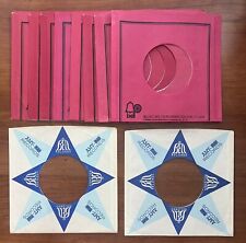 Lot Of 11 BELL Records & AMI AMY-MALA Sleeves Red Vintage 45 7” Record Sleeves picture