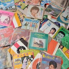 Lot of 10 Random Various vintage Japanese 45 rpm records. Very good condition picture