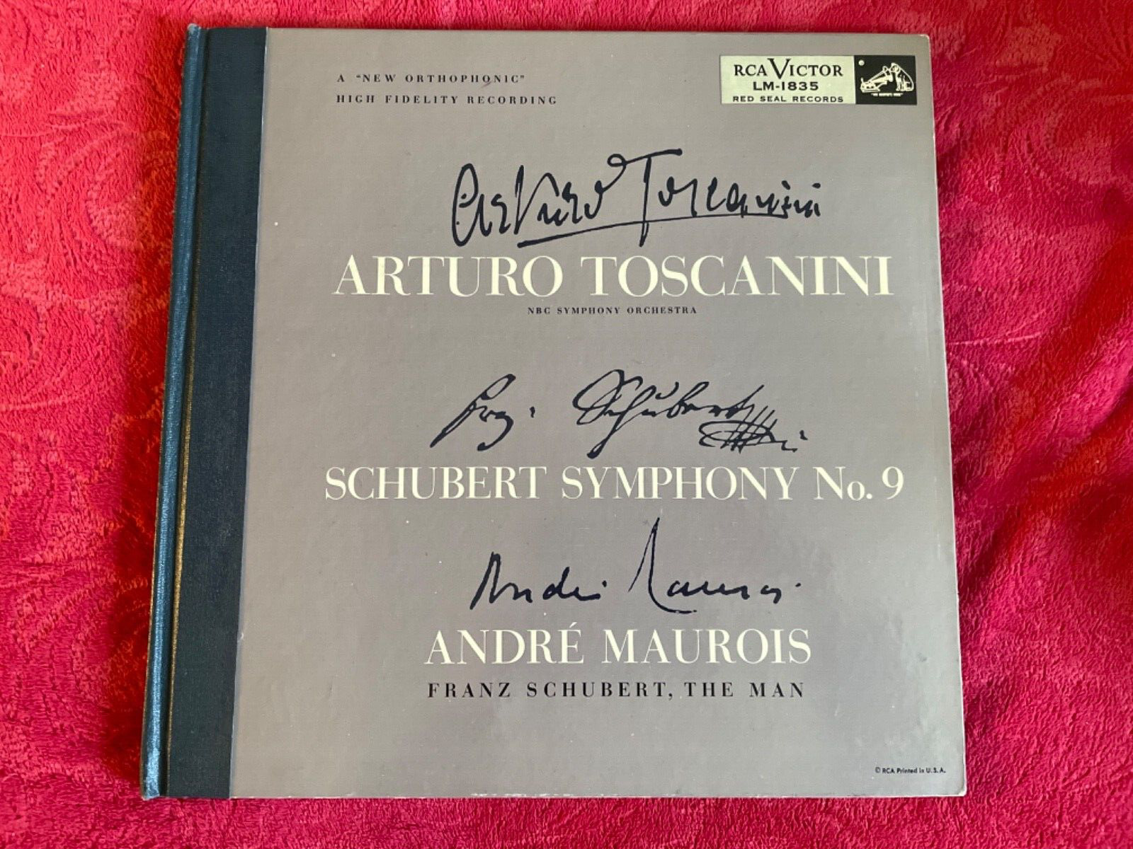 Vintage Deluxe Lp Set - Franz Schubert / Arturo Toscanin, NBC Symphony Orchestra