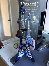 MEGADETH FLYING V EDDIE MINIATURE GUITAR AXE HEAVEN picture