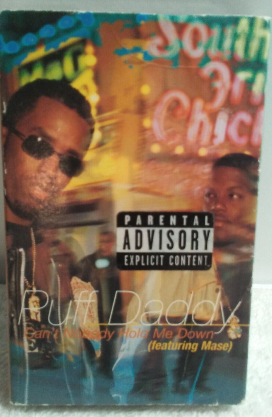 Puff Daddy ft. Mase ‎\'Can\'t Nobody Hold Me Down\' Cassette Single (1996, Bad Boy)