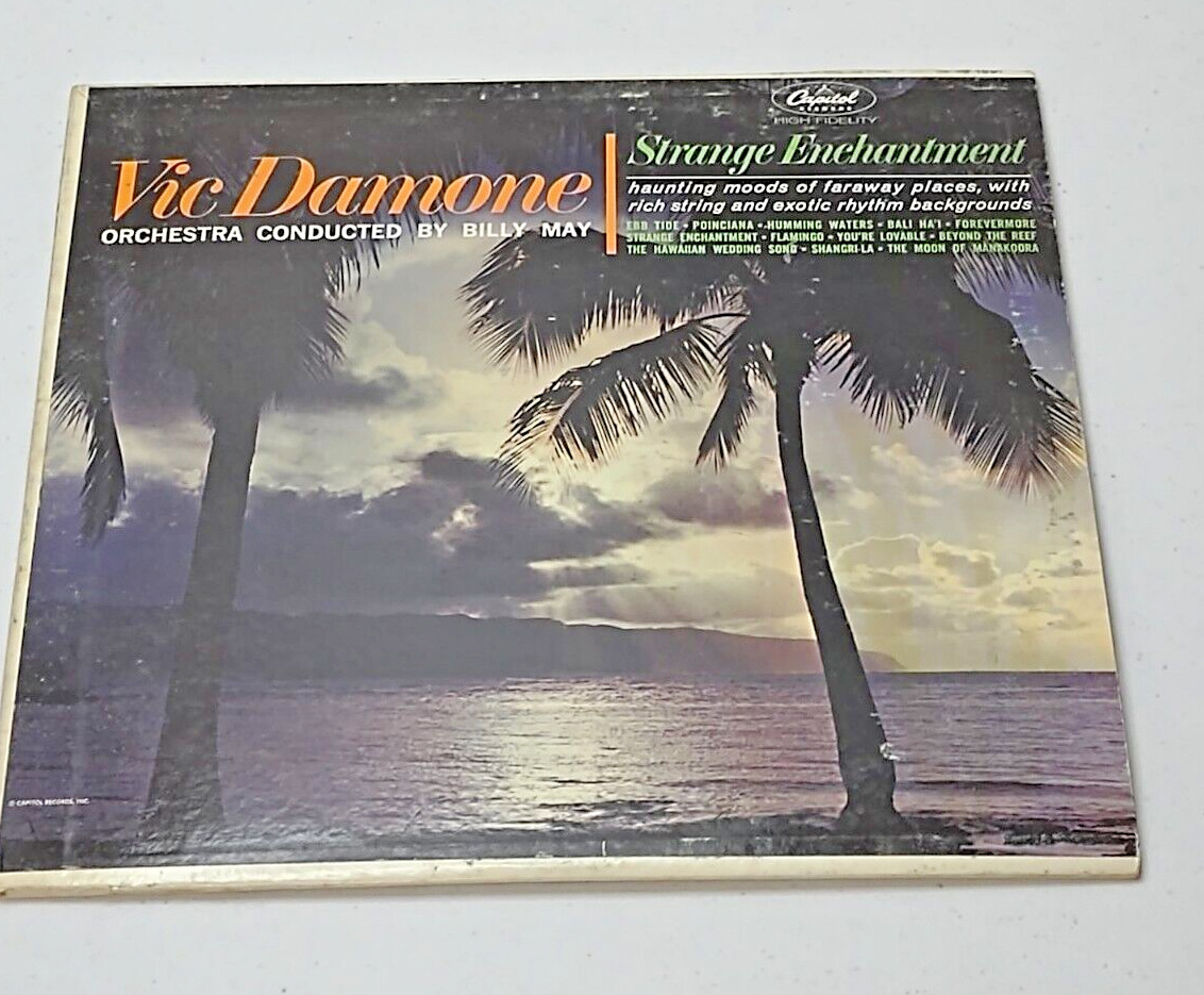 Vintage Vinyl Record Vic Damone Strange Enchantment Music