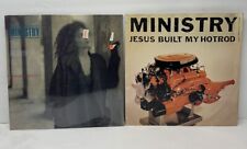 MINISTRY LOT Jesus Built My Hotrod & The Nature Of Love 12” Singles NM 1985 1991 picture