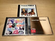 GENERAL PUBLIC 3 CD Lot - All The Rage - Hand To Mouth - Rub It Better picture