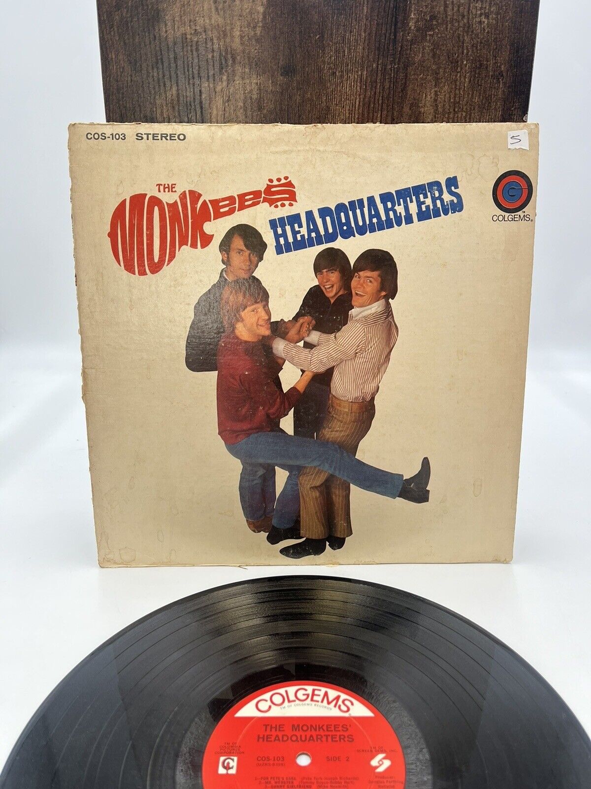Vintage THE MONKEES - Headquarters Vinyl Record COM-103