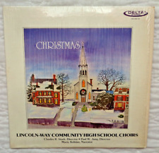 Lincoln-Way Community High School Chorus Christmas lp,'84,NO HOLE MARK,SHRINK,NM picture