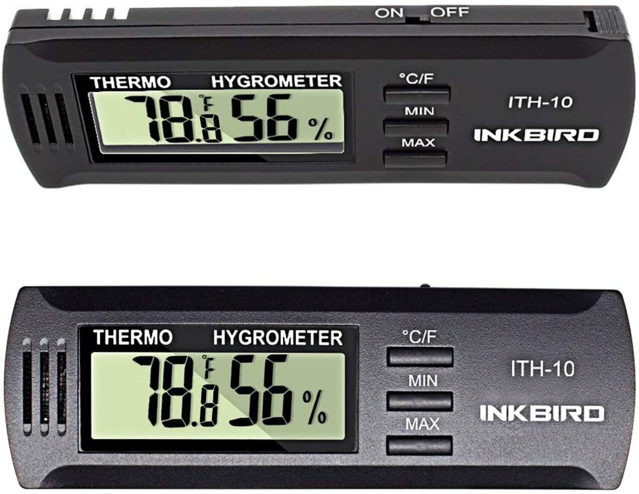 Inkbird Digital Humidity Hygrometer Temperature ITH-10 Humidor Guitar Ukulele