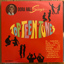 Dora Hall Top Teen Tunes Vintage Private Press Female Vocal LP picture